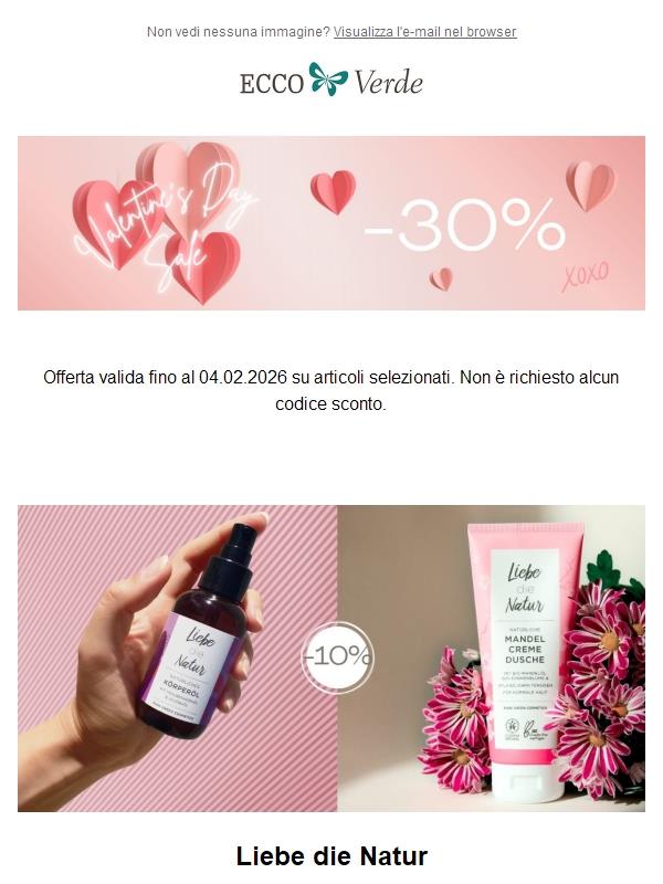 ♥️🌳Liebe die Natur: in sconto del 10%