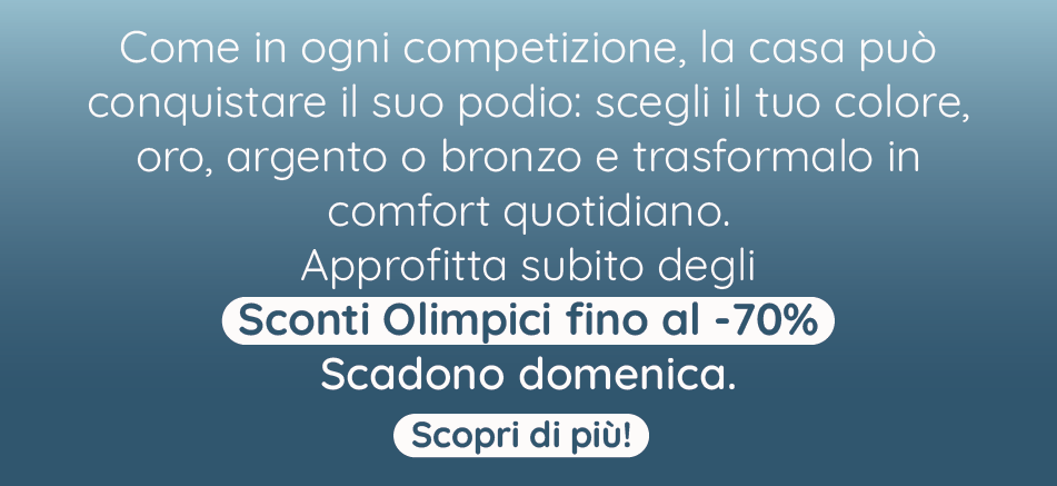 Gli Sconti Olimpici scadono domenica