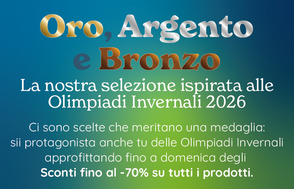 Sconti fino al -70% su tutti i prodotti