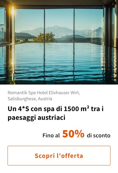 Un 4*S con spa di 1500 m² tra i paesaggi austriaci