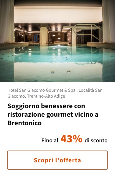 Soggiorno benessere con ristorazione gourmet vicino a Brentonico
