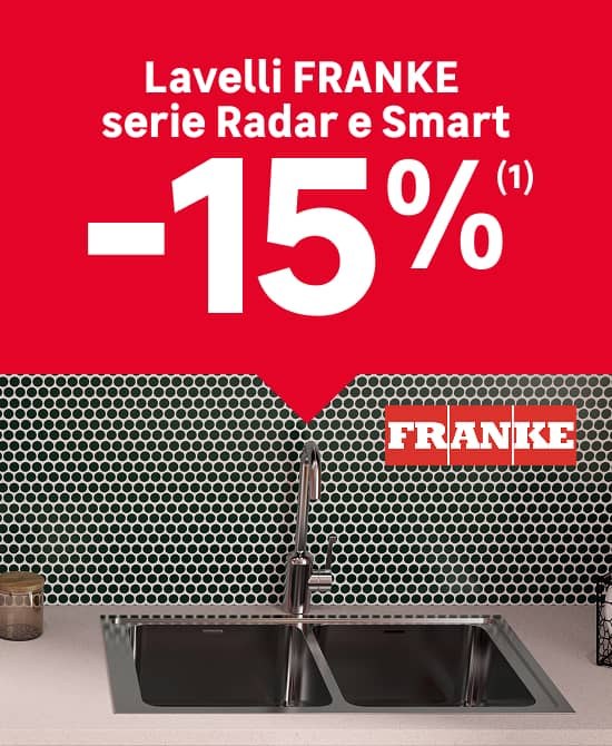 scopri gli sconti homy su lavelli FRANKE