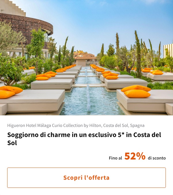 Soggiorno di charme in un esclusivo 5* in Costa del Sol