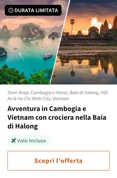 Avventura in Cambogia e Vietnam con crociera nella Baia di Halong