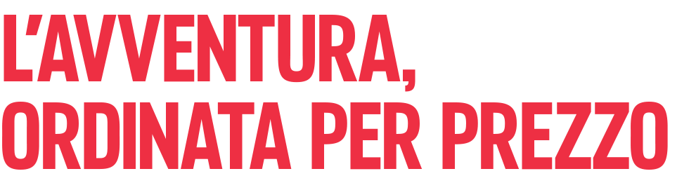 L'avventura, ordinata per prezzo 