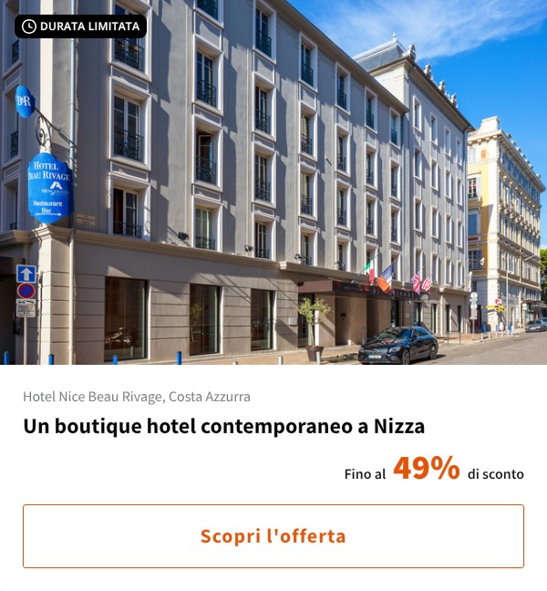 Un boutique hotel contemporaneo a Nizza