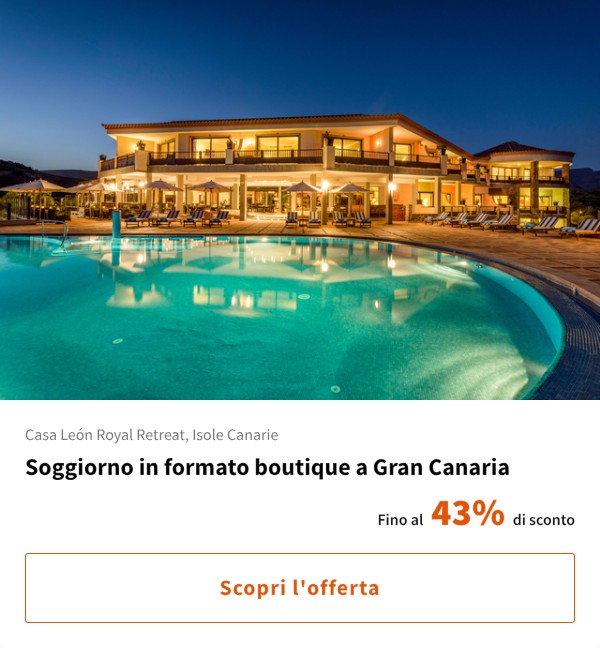 Soggiorno in formato boutique a Gran Canaria