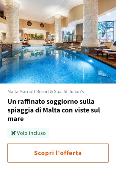 Un raffinato soggiorno sulla spiaggia di Malta con viste sul mare