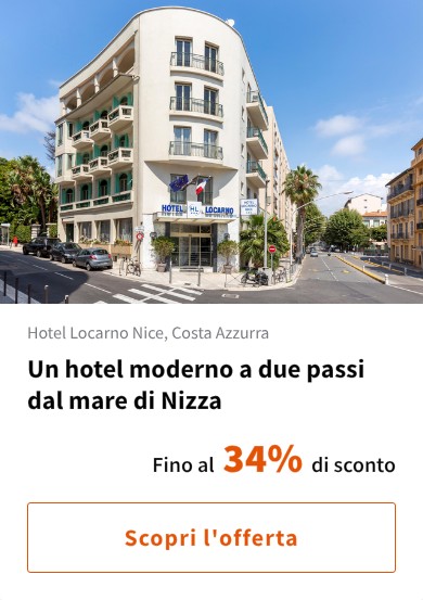 Un hotel moderno a due passi dal mare di Nizza