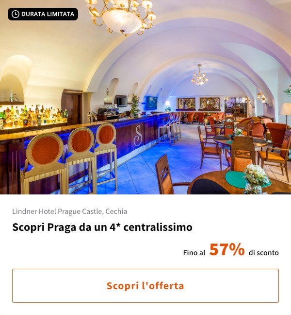 Scopri Praga da un 4* centralissimo