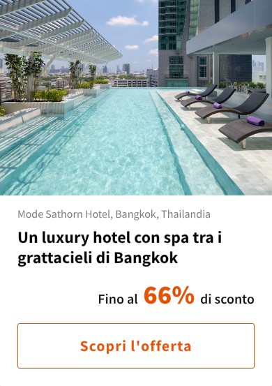 Un luxury hotel con spa tra i grattacieli di Bangkok