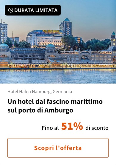 Un hotel dal fascino marittimo sul porto di Amburgo