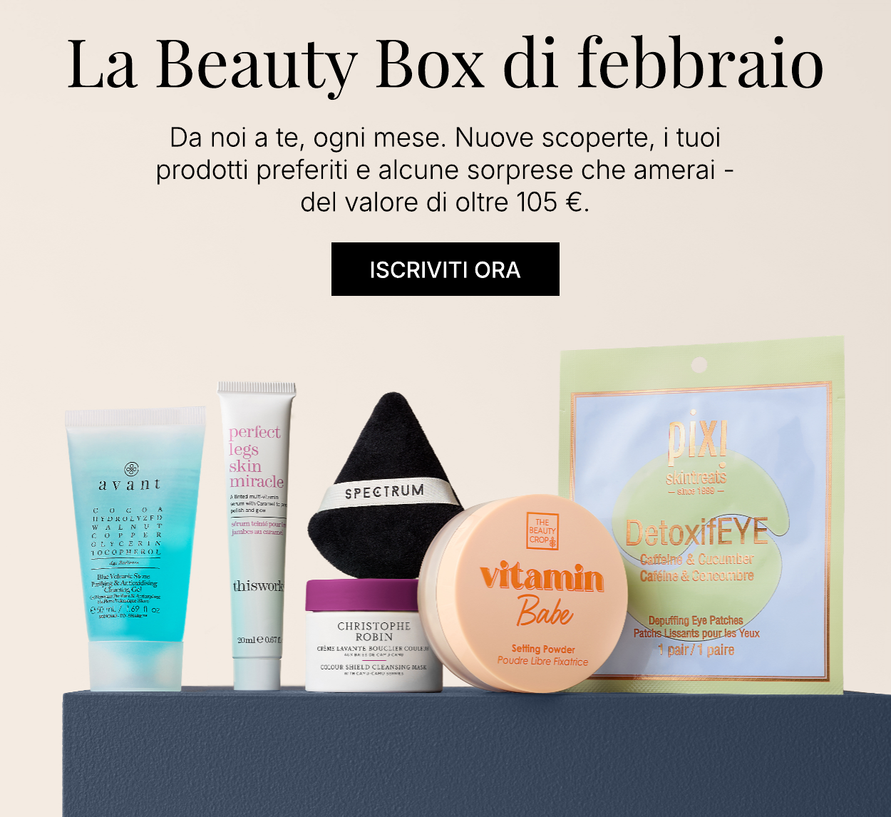 la beauty box dI FEBBRAIO
