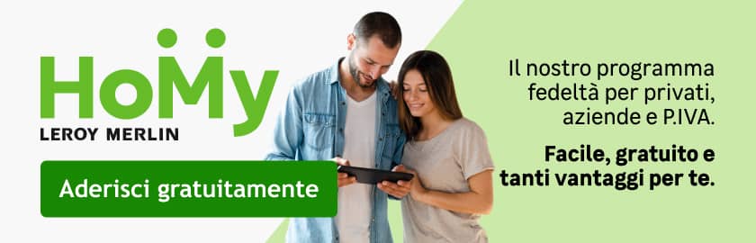 scopri i vantaggi Homy