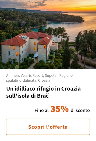 Un idilliaco rifugio in Croazia sull'isola di Brač