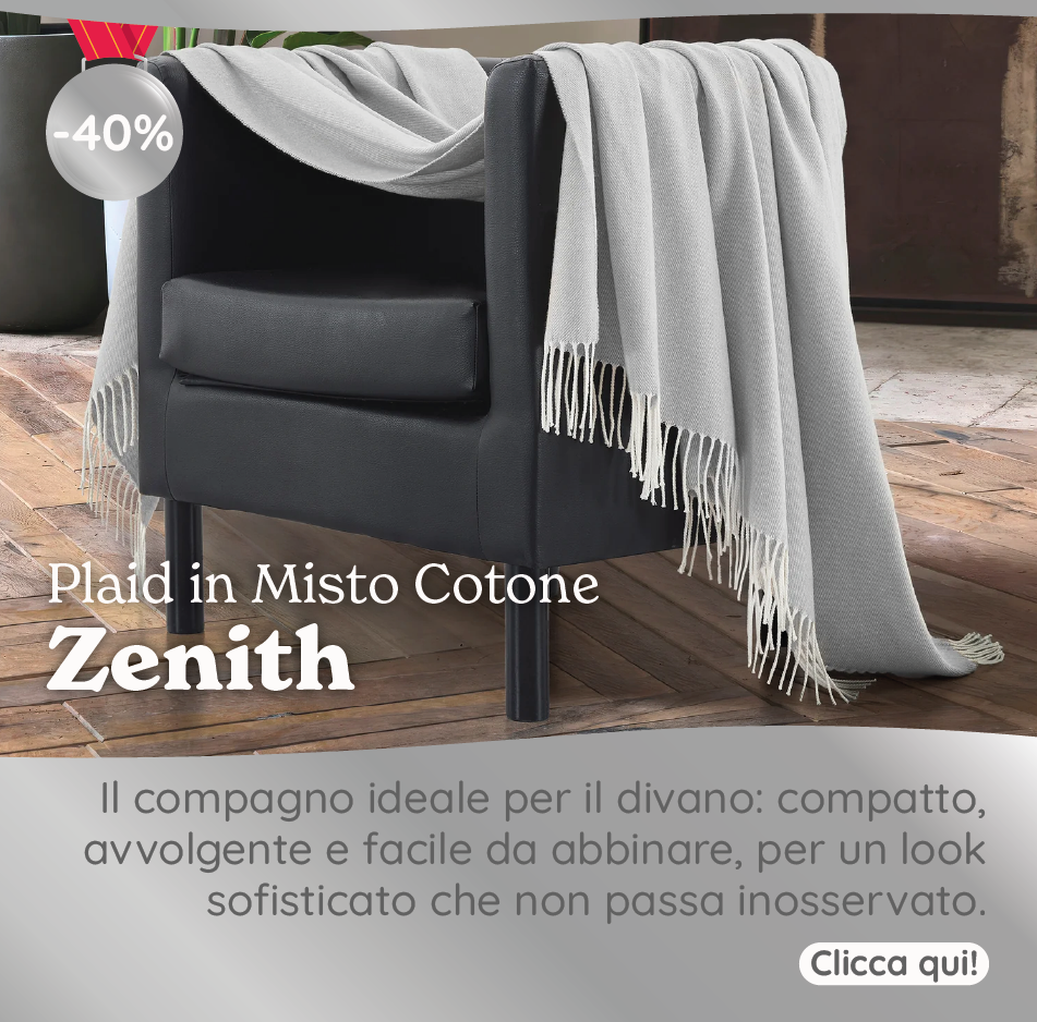 Plaid in Misto Cotone - Zenith