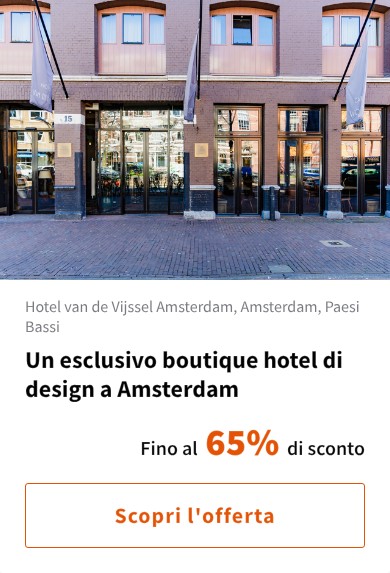 Un esclusivo boutique hotel di design a Amsterdam