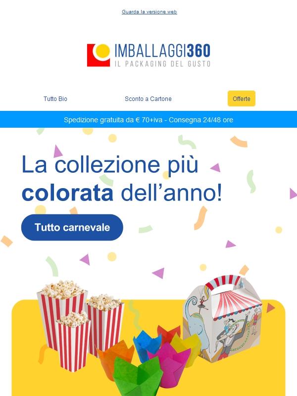È Carnevale… ma sul packaging non scherziamo 🎭