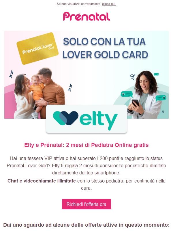 Con Elty 2 mesi di pediatra gratuito!