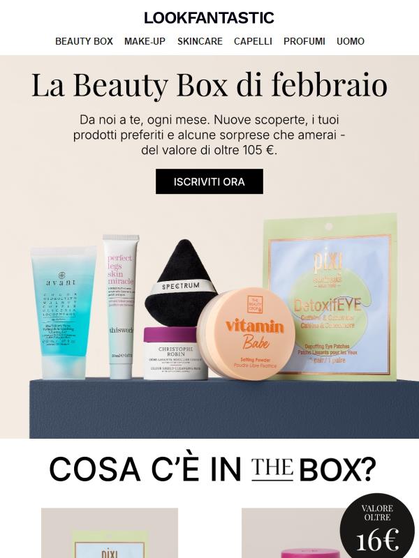 La Beauty Box di febbraio