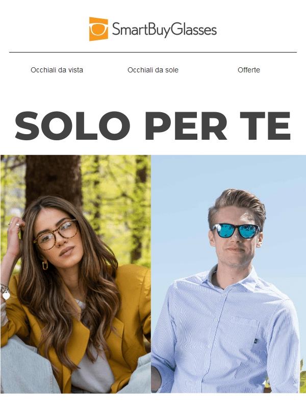 Saldi su tutto il sito: -10 % su montature e lenti