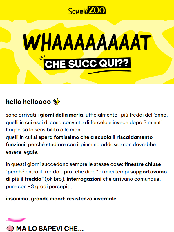 ScuolaZoo Survival Kit #29