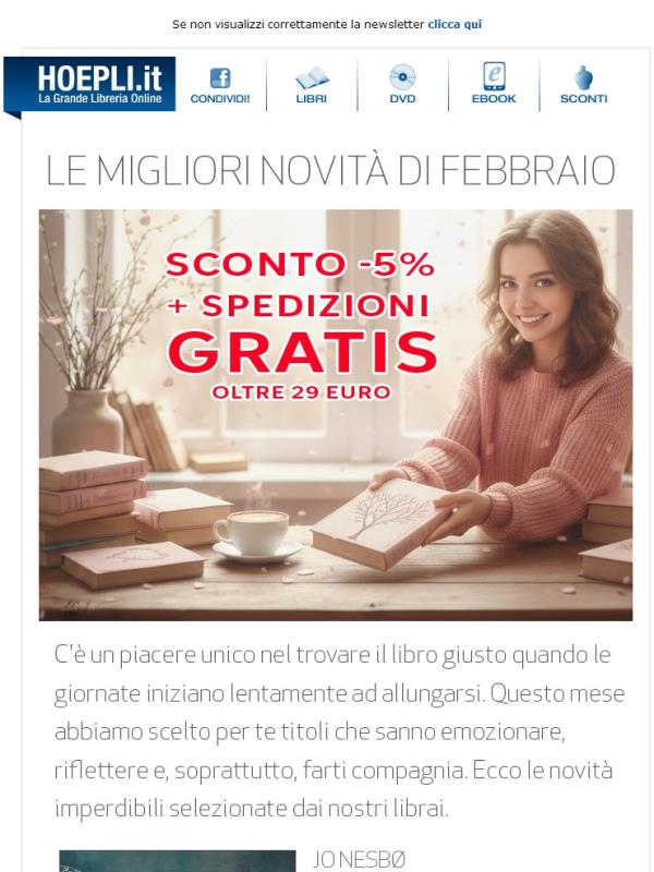 Voglia di leggere? Scopri le migliori novità  del mese di febbraio!