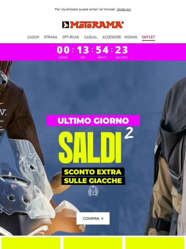 Finisce oggi: sconto extra sulle giacche ⏳
