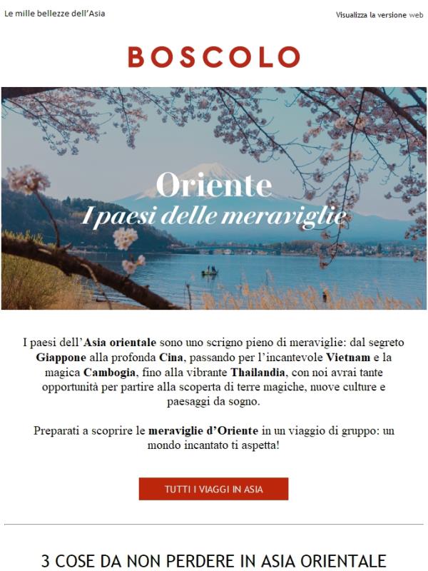 Scopri le meraviglie d’Oriente