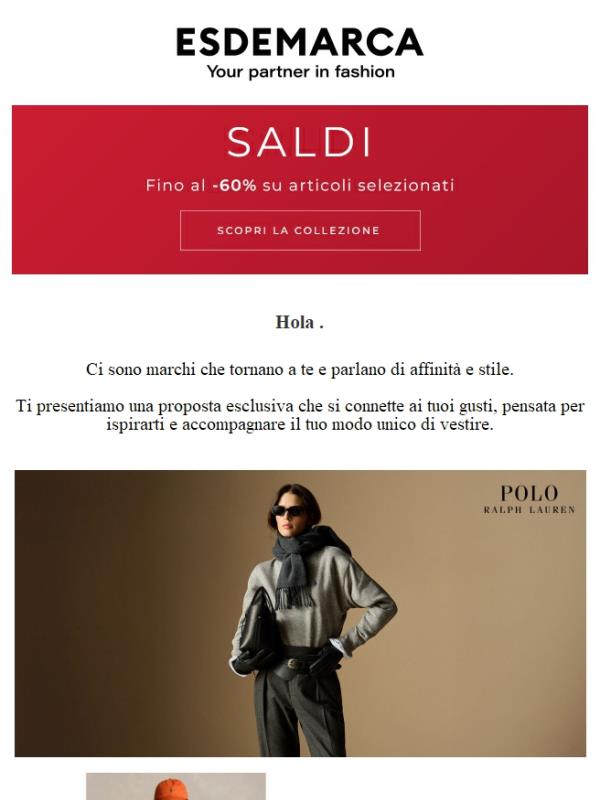 , i tuoi marchi preferiti, riuniti in una selezione esclusiva