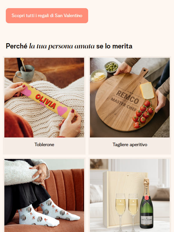 ❤️ I regali di San Valentino perfetti per tutti