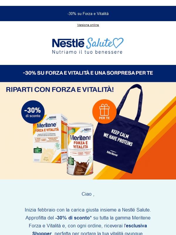 -30% su Meritene e una sorpresa per te 🎁