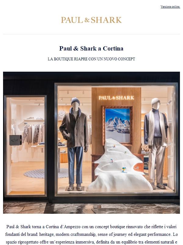Paul & Shark a Cortina