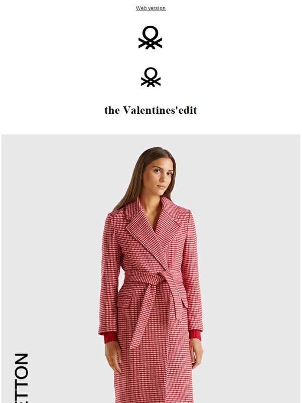 Outlet Benetton: San Valentino con sconti fino al -70% extra