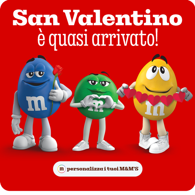 PERSONALIZZA I TUOI M&M'S