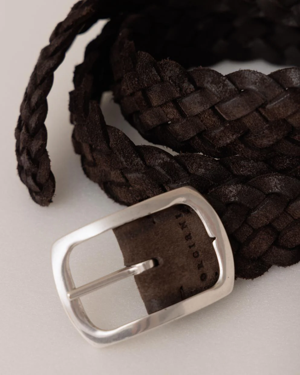 Cintura Orciani Moro hunting suede