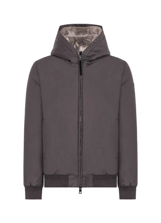 Giubbino con Pelliccia Sintentica / Marrone