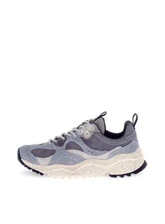 Sneaker Wave in Suede e Tessuto Tecnico / Grigio