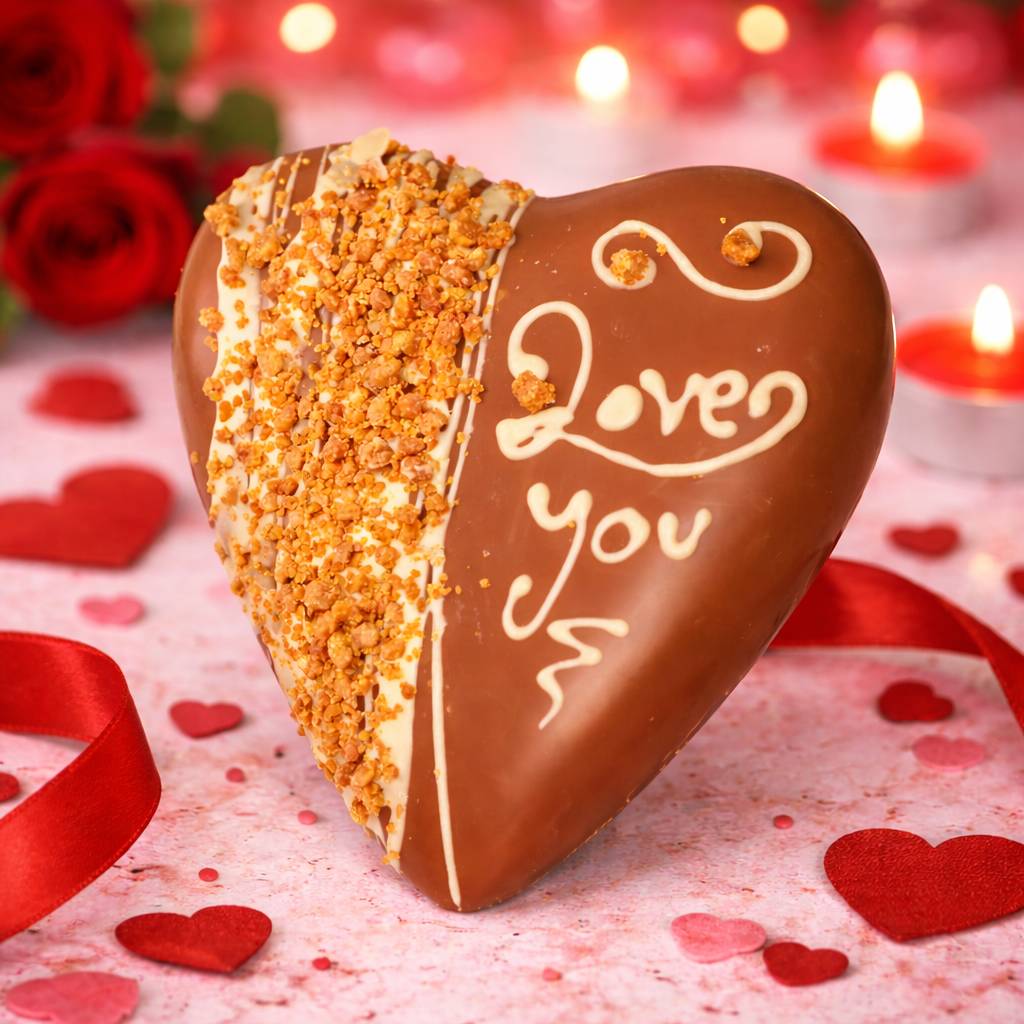 Image of Cuore di cioccolato al Caramello salato Ciokocaramel 350g