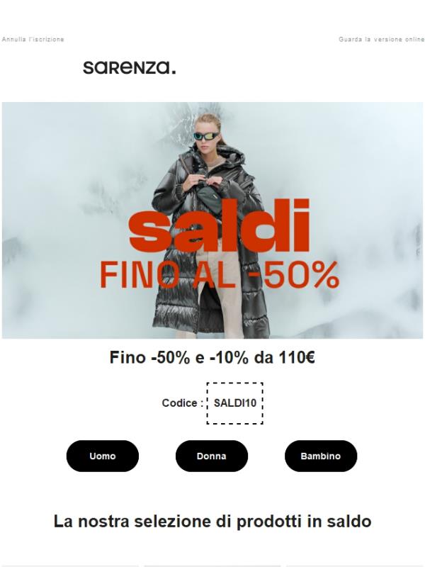 Scopri la nostra selezione in Saldi ✨