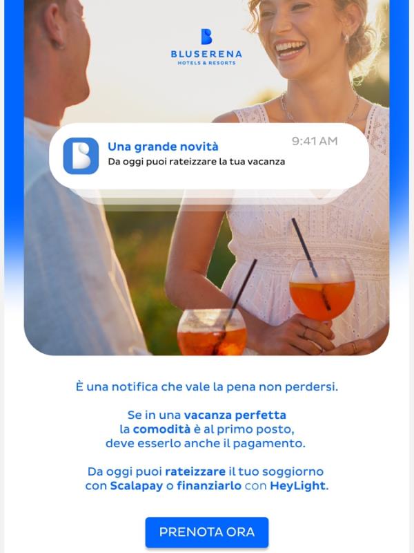 Da oggi puoi rateizzare la tua vacanza