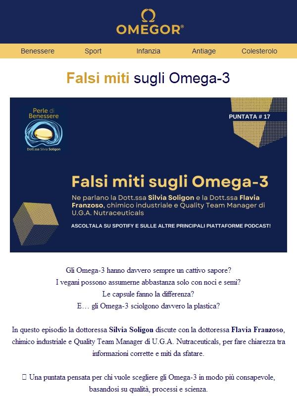 Sfatiamo i falsi miti sugli Omega-3 🎙️