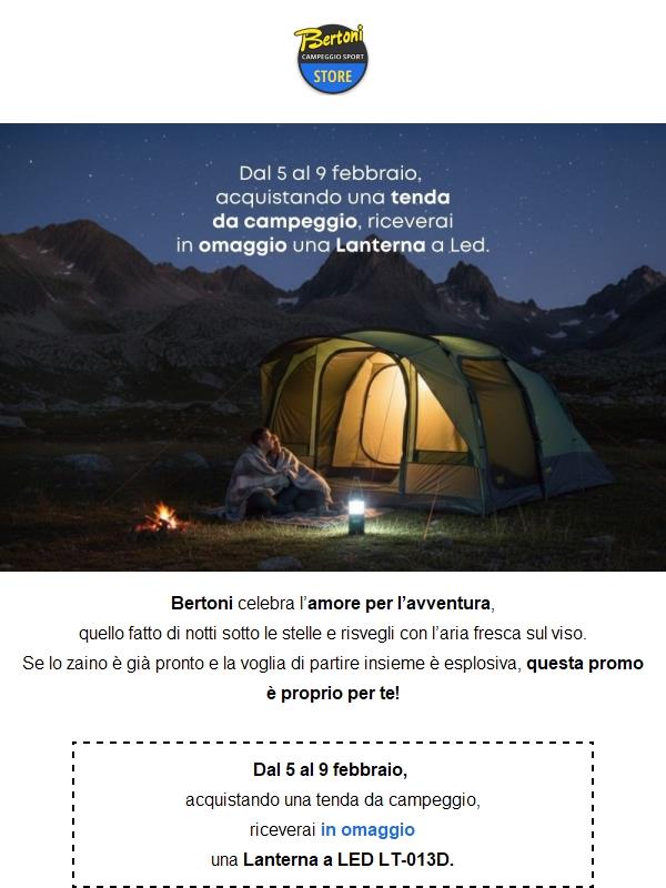 Promo San Valentino: due cuori e una tenda!