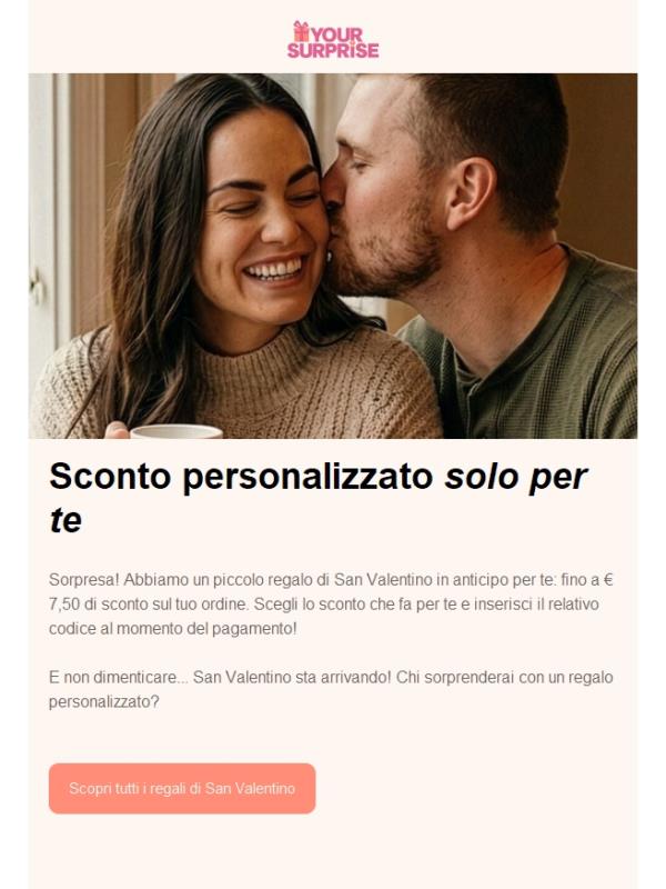 Fino a € 7,50 di sconto, speciale per te