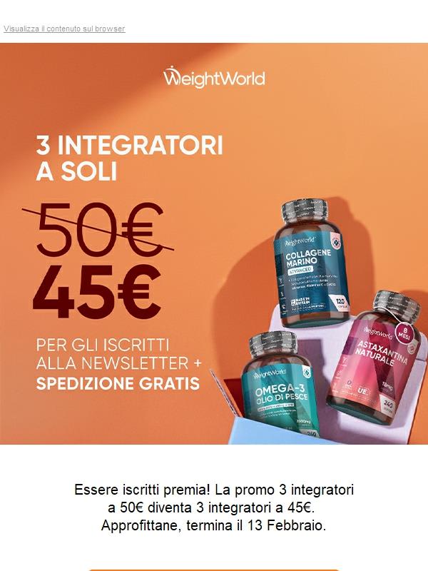 🔒 Jekoo, Solo Per Iscritti: 3 Integratori A 45€ Invece Di 50€