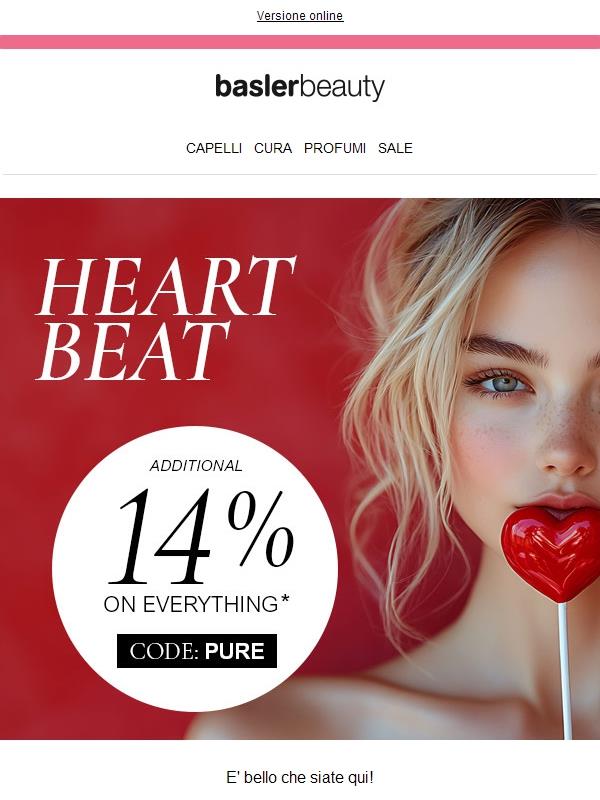 14% per te ❤️ Preparati per San Valentino!