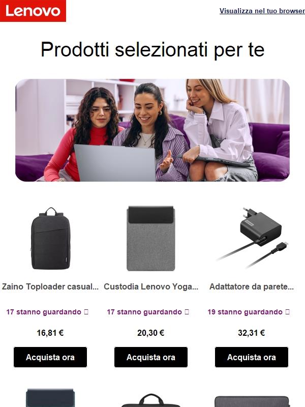 Nuove scelte personalizzate solo per te!