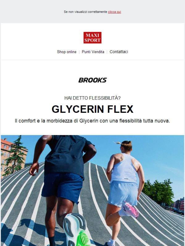 🏃 Nuove Brooks Glycerin Flex: flessibilità e morbidezza per le tue corse
