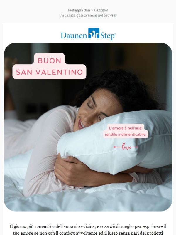 Oggi celebriamo l'amore con DaunenStep! 💖
