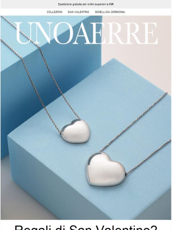 Vivi la magia dell'amore con i gioielli Unoaerre!